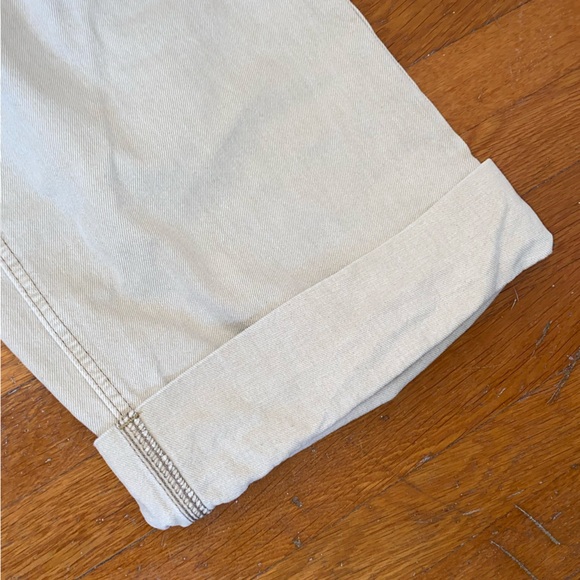 BDG Urban Outfitters Skater Baggy Distressed Khaki/Bone Size 27 Jeans Pants - Picture 4 of 9